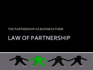 Naturalia of partnership