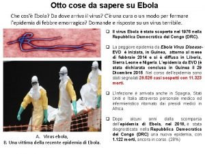 Otto cose da sapere su Ebola Che cos