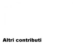 Altri contributi Ecologia delle popolazioni organizzative Michael Hannan