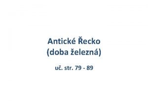 Antick ecko doba elezn u str 79 89