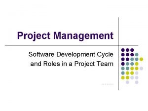 Software developement cycle