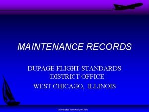 Dupage flight center aircraft maintenance