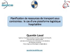 Planification sous contrainte