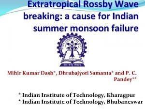 Rossby wave breaking