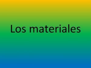 6 materiales