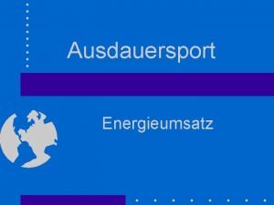 Ausdauersport Energieumsatz Energiebedarf pro Tag Der durchschnittliche Energieumsatz