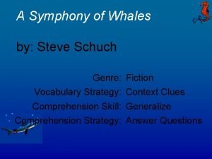 Symphony of whales read aloud