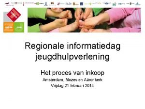 Regionale informatiedag jeugdhulpverlening Het proces van inkoop Amsterdam