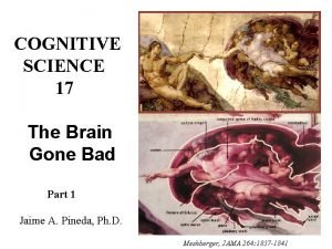 COGNITIVE SCIENCE 17 The Brain Gone Bad Part