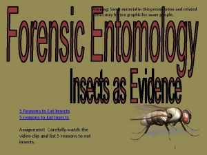 Crime solving insects case studies answers Crime solving insects case studies answers