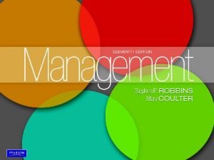 Management eleventh edition stephen p robbins