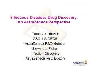 Infectious Diseases Drug Discovery An Astra Zeneca Perspective