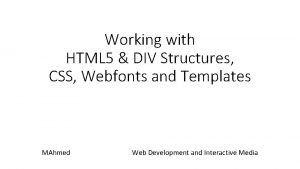 Html 5 div