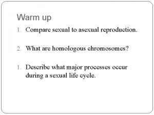 Difference of sexual and asexual reproduction