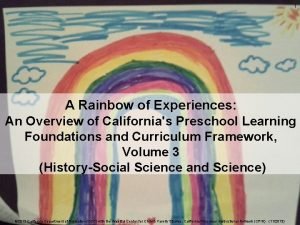 1 A Rainbow of Experiences An Overview of