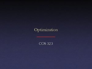 Cos 323 Cos 323