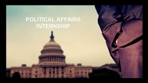 Political affairs internship borgen project