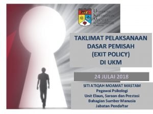 Pelan exit policy pekerja asing