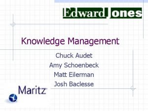 Edward jones organizational chart