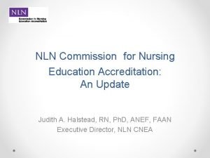 Nln accreditation standards
