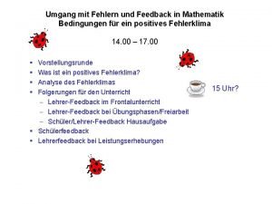 Feedback schule