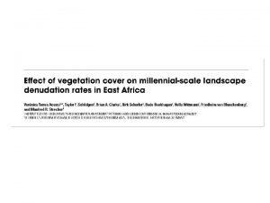 East African Rift Rwenzori Whats TorresAcosta et al