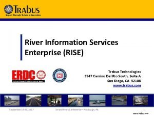 River information services