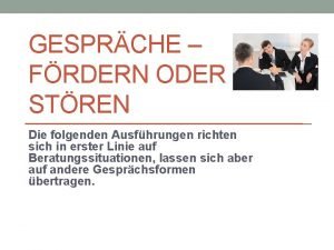 Gesprächsstörer beispiele