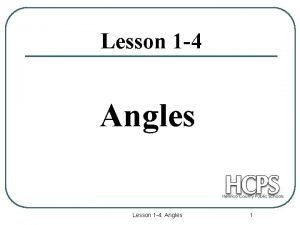 Lesson 1-4 measuring angles answers
