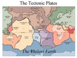Map of plate tectonics