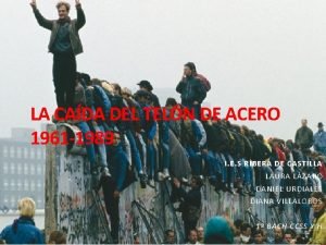 LA CADA DEL TELN DE ACERO 1961 1989