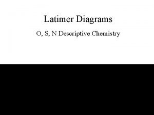 Latimer diagrams