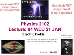 Physics 2102 Jonathan Dowling Physics 2102 Lecture 04