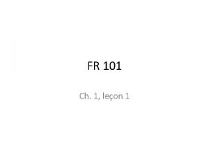 Fr 101