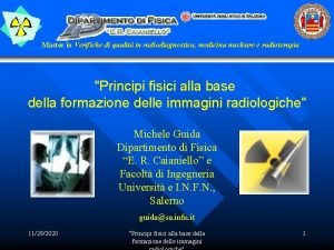 Master in Verifiche di qualit in radiodiagnostica medicina