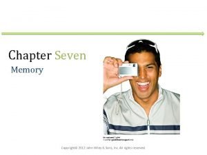 Chapter Seven Memory Copyright 2012 John Wiley Sons