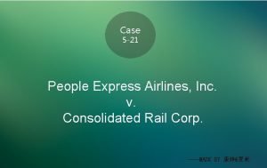 People express airlines v consolidated rail corp