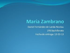 Daniel fernández de landa