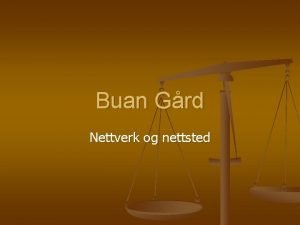 Buan Grd Nettverk og nettsted Buan Grd n