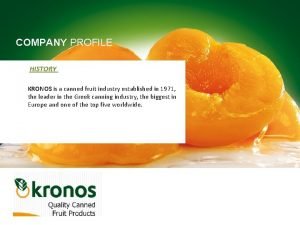 Kronos company history