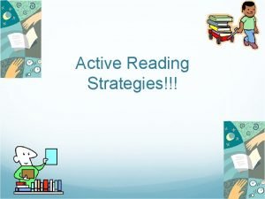 Six active reading strategies