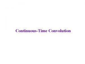 Graphical convolution example
