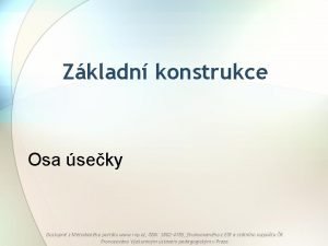 Osa úsečky zápis