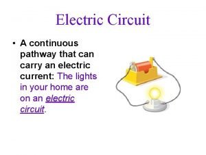Pathway for carrying an electrical current