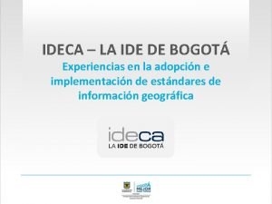 Mapas bogota ideca