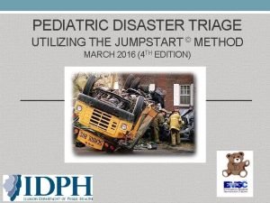 Jumpstart pediatric triage
