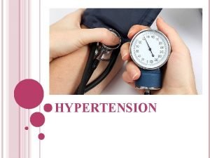 Modifiable risk factors for hypertension
