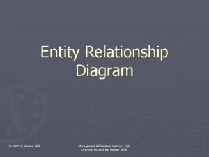 Entity Relationship Diagram 2007 by Prentice Hall Management