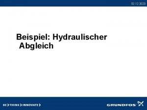 Hydraulischer abgleich muster