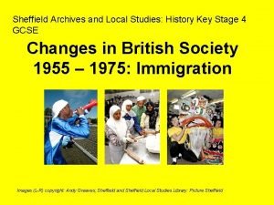 Sheffield Archives and Local Studies History Key Stage